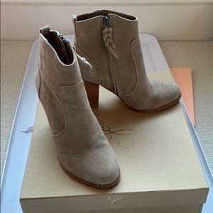 Joie Tan Dalton Booties, Sz 37 - in box and bag